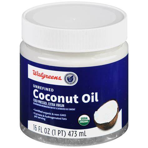 coconut oil in walgreens